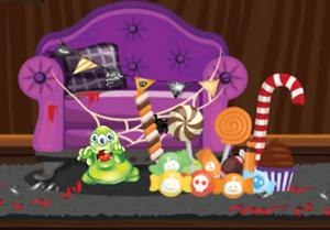 play Find Halloween Pumkin For Dino