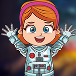 play Astronaut Tiny Girl Escape