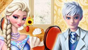 play Elsa And Jack Frost Date