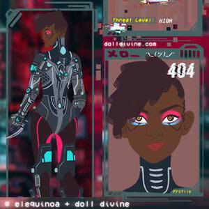 play Cyber Character Creator: Cyberpunk Dress Up