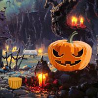 play Halloween Crazy Emoji Forest Escape Html5