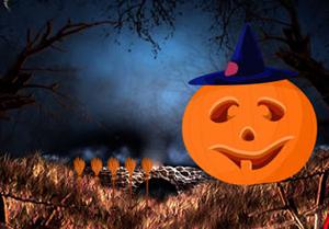 play Halloween Crazy Emoji Forest Escape