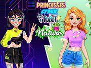Princesses Cyber Robot Vs Nature