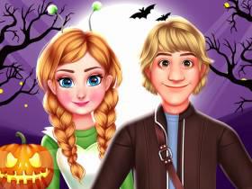 play Royal Couple Halloween Party - Free Game At Playpink.Com