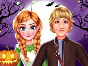 Royal Couple Halloween Party - Free Game At Playpink.Com