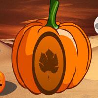 play Big-Halloween Pumpkin Desert Escape Html5