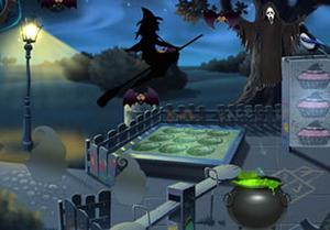 play Halloween Magic Lady Escape (Games 4 King)