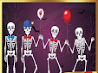 play Skeleton Family Escape For Halloween Party