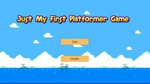 Just My First Platformer Game