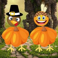 play Big-Emoji Turkey Couple Escape Html5