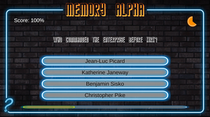 play Memory Alpha: Quiz Game Demo