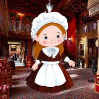 play Big-Thanksgiving Castle Maid Escape Html5