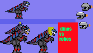 play Dinos Vs Robos