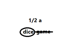 play Half A Dice Game