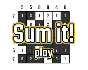 play Sum It! Logic Puzzle Game