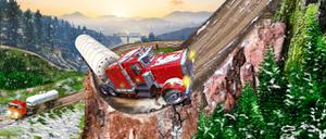 play Semi Truck Snow Simulator