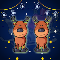 Fg Lovely Santa Reindeer Escape