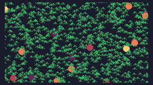 play Tiny Code Christmas #Lovebytetcc Day 01: Smooshing Your Face Against The Christmas Tree Simulator