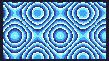 play Tiny Code Christmas #Lovebytetcc Day 04: Ice Plasma