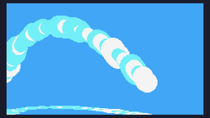 play Tiny Code Christmas #Lovebytetcc Day 08: Ice Lake Fairy