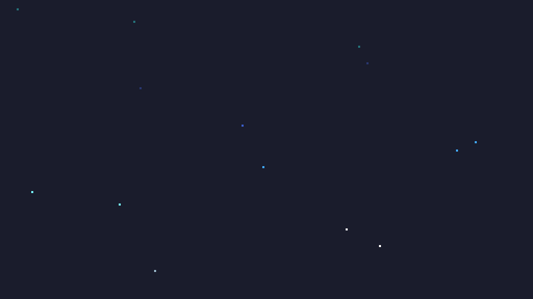 play Tiny Code Christmas #Lovebytetcc Day 07: Sine Snowstorm