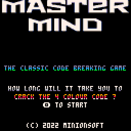 play Pico8 Mastermind
