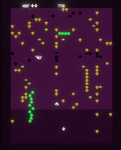 play Centipede Clone