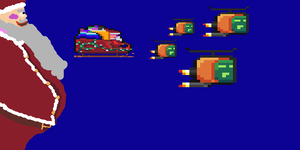 play Santa Defender