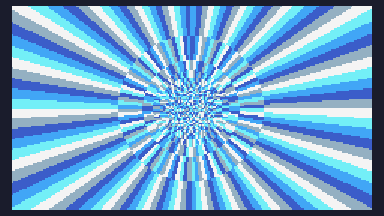 play Tiny Code Christmas #Lovebytetcc Day 10: Ice Pulsar And Vapor Bob