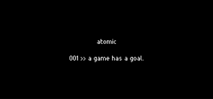 play 001 >> Goal