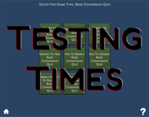 play Testing Times