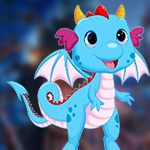 play Handsome Blue Dragon Escape