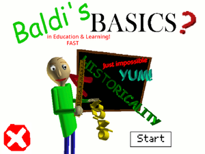 play Baldi'S Basics Impossible Mode