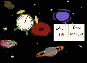 play Space Clock