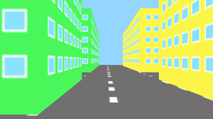 play Cargame Around Buildings