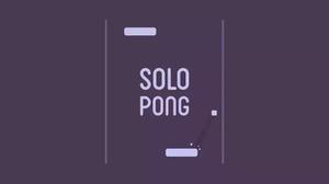 play Solo Pong