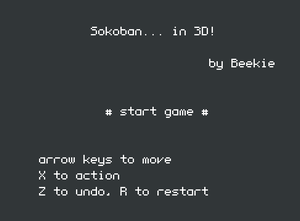 play Sokoban... In 3D!