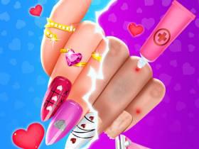 play Valentine Nail Salon - Free Game At Playpink.Com