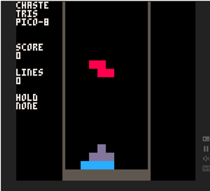 play Pico-8 Chaste Tris