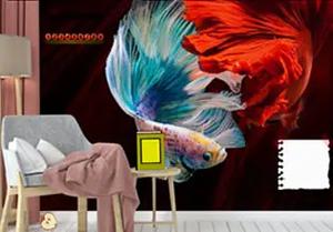 play Fish Mural House Escape