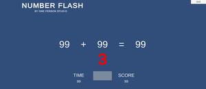 play Number Flash
