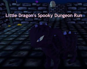 play Little Dragon'S Spooky Dungeon Run