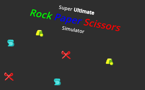 play Super Ultimate Rock Paper Scissors Simulator