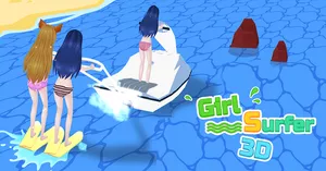 play Girl Surfer 3D