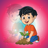 play G2J Help The Boy Planting A Plant