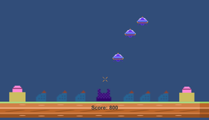 play Group Fried Chicken - Space Attack