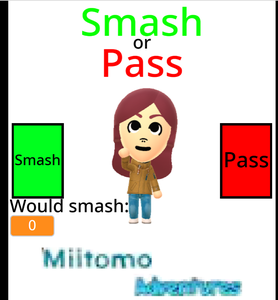 play Smash Or Pass Miitomo Adventures Characters