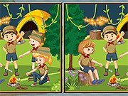 play Spot 5 Differences Camping