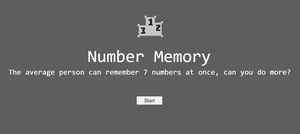 play Number Memory