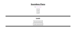 Soundless Piano